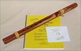 Windpony Key of F# 6-Hole Aromatic Cedar Flute, Instruction/Song Book & CD