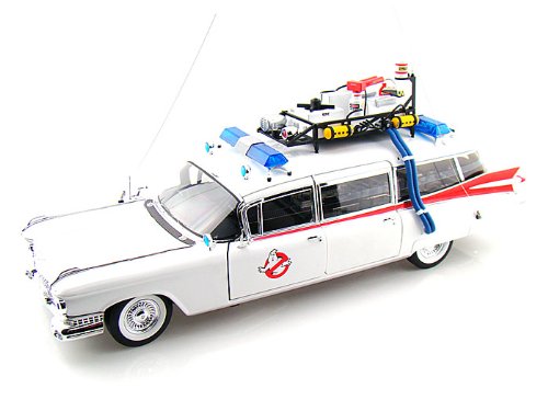 ECTO-1 From Ghostbusters Elite Edition 1/18 White