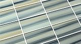 SAMPLE of 3x6 Hand Painted Glass Subway Tile for Kitchen Backsplash and Bathroom SAMPLE of 3x6 Hand Painted Glass Subway Tile for Kitchen Backsplash and Bathroom