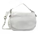 Coach White Ali Leather Large Flap Handbag