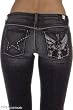People's Liberation Women's Jeans Jenny Silver Skinny in BMW