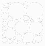 72 White Polka Dot Wall Decor Peels and Stick Wall Pops Stickers