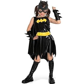 Girls Fancy Dress Batgirl Licensed Costume 8/10 years