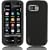 Nokia 5800 Tube Xpressmusic Black Silicon Skin Case with Screen Protector