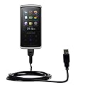 Klassisches USB Kabel f�r Samsung YP-Q2 Digital Media Player mit Hot Sync und aufladen Einsatzm�glichkeiten - von Gomadic mit TipExchange Technology