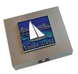 Rhode Island Sailboat Travel Jewelry Case
