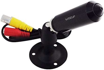 Wiseup 480TVL Color Mini Bullet Camera CCTV Security Camera with 1/3" Sony CCD and 3.7mm Pinhole Lens