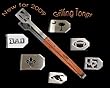 Rosewood Handle Premium Grilling Tongs