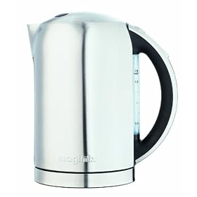 Magimix Brushed Stainless Steel Jug Kettle with Charcoal Handle, 1.8L
