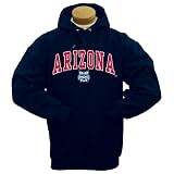 Arizona Wildcats Mascot One Hooded Sweatshirt (Navy, Medium)