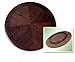22″ Walnut Kitchen Turntable Wooden Lazy Susan