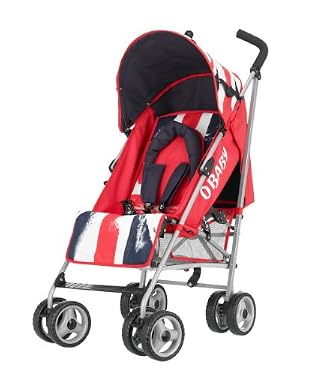 OBaby Atlas Vintage Stroller - Union Red