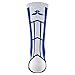 Epivive Velocity Royal Blue & White Football, Basketball, Lacrosse Socks (Medium)