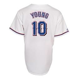 Michael Young Texas Rangers Replica Home Jersey
