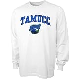 Texas A&M Corpus Christi Islanders White Youth Bare Essentials Long Sleeve T-shirt (X-Large)