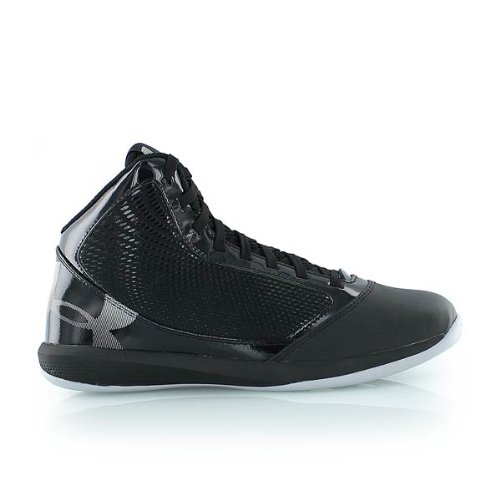 Under Armour Kids Bgs Jet Black/Black/White Basketball Shoe 4.5 Kids US