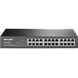 TP-LINK TL-SF1024D 24-Port 10/100Mbps Switch 13-inch Rackmount 4.8Gbps Capacity