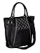 Sachi 120-103 Insulated Fashion Lunch Tote, Black Satchel