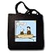 Bald Eagle Wig - Youre not Fooling Anybody - Black Tote Bag 14w X 14h X 3d