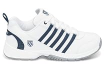 K-Swiss Men's Grancourt Tennis Shoe (White / Navy / Silver), Available in Various Sizes