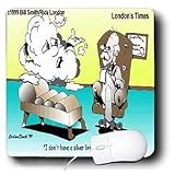 Londons Times Funny Music Cartoons - Cloud In Therapy No Silver Lining - Mouse Pads
