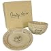 Boxed Child's Dinner Set, Bowl and Plate, Saute Mouton (Leapfrog)