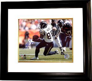 Antonio Gates signed San Diego Chargers 8X10 Photo Custom Framed