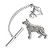 German Shepherd Dog Pewter Tie Tack, Tie Pin, Jewelry, D384TT