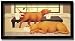 ANT GRASSHOPPER Labrador Retriever Dog Framed Print