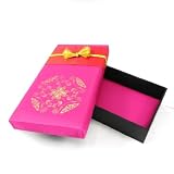 Coffret &agrave; Bijoux "Chine Antique" rose noir