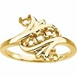 14K Yellow Gold Mother's Ring - 5 Gemstone -- YOU CHOOSE THE COLORS!