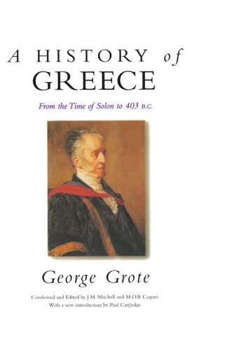 A History of Greece: From the Time of Solon to 403 BC