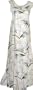 Bamboo Paradise A-Shape Bias Cut 10" Side Slits Hawaiian Aloha Slip-Over-The-Head Long Tank Dress