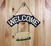 HANGING STEEL WELCOME PIG