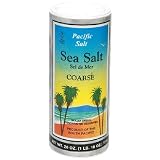 Pacific Resources Organic Sea Salt, Coarse Ground, 26-Ounce Shaker (Pack of 5)