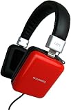 ZUMREED Square Portable Stereo Headphones ZHP-010 [RED]