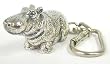 Sterling Silver Hippo Key Chain S/N: #1654