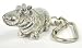 Sterling Silver Hippo Key Chain S/N: #1654
