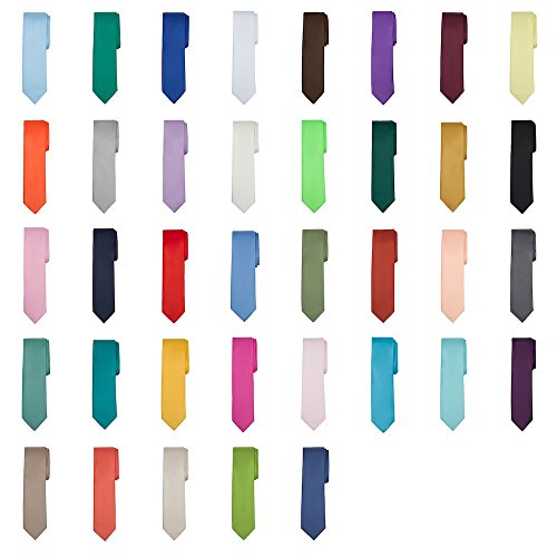 Solid Color Boys Tie 2.5 inches - Jacob Alexander