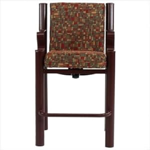 Observer Tilt 34 Extra Tall Bar Stool Finish: Cappuccino, Fabric: Vinyl - Billy the Kid...