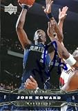 Josh Howard Autographed/Hand Signed Basketball Card (Dallas Mavericks) 2004 Upper Deck #37