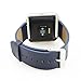 Fitbit Blaze Accessory Band, Vancle® Luxury Genuine Leather Replacement Wrist Watch Strap for Fitbit Blaze