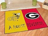 Georgia Tech Yellow Jackets FanMats House Divided Rug