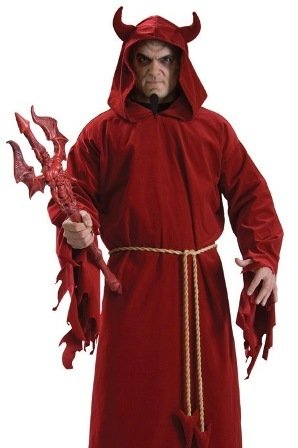 Mens Devil Scary Demon Satan Adult Halloween Costume Adult Standard (Jacket 44 Mens Devil Scary Demon Satan Adult Halloween Costume Adult Standard (Jacket 44