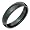 Annalyne - Alluring Black Titanium Wedding Band for Him and/or Her