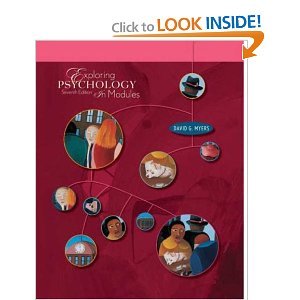 Exploring Psychology in Modules By David G. Myers (7th Edition, Paperback)