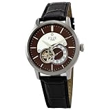 Fujitime Men's M3321S5L-E ''Kokedera Series'' Automatic Stainless Steel See-Through Leather Watch