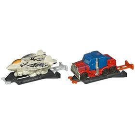  Transformers: Dark of the Moon - Robo Power - Bash Bots - Starscream vs. Optimus Prime