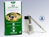 10 Month Supply K9 Advantix Kit for Dogs up to 10 Pounds 4 6 12