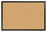 Board Dudes 2'x3' Painted Black Framed Cork Board (17026BDUA)